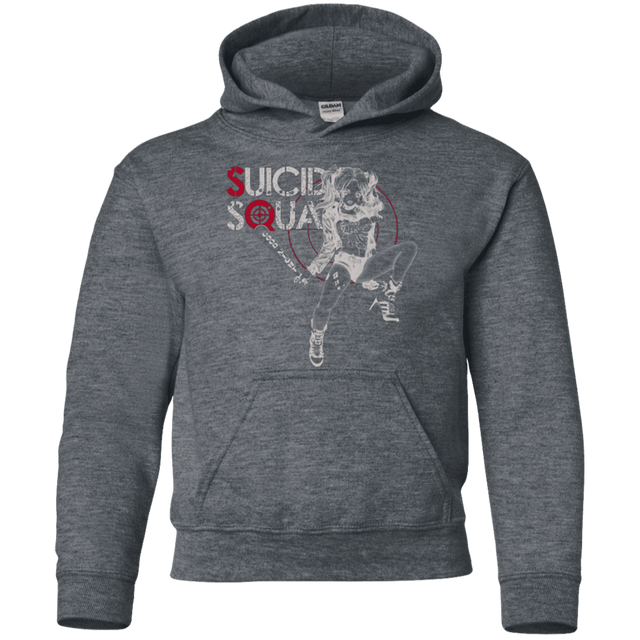 Sweatshirts Dark Heather / YS Property of J Youth Hoodie