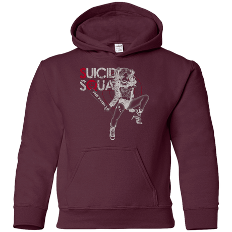Sweatshirts Maroon / YS Property of J Youth Hoodie