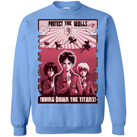 Sweatshirts Carolina Blue / Small Protect the Walls Crewneck Sweatshirt