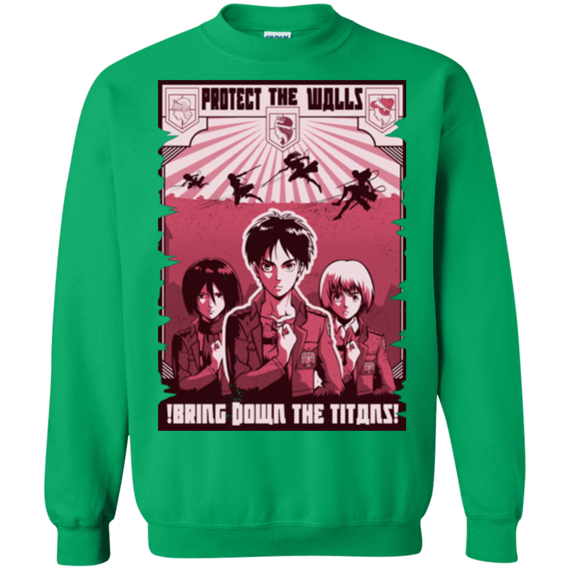 Sweatshirts Irish Green / Small Protect the Walls Crewneck Sweatshirt