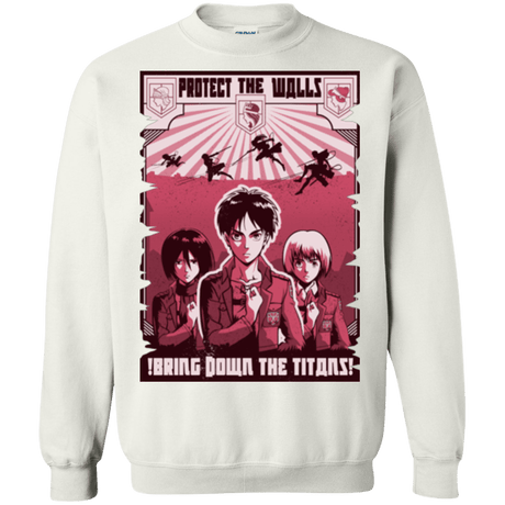 Sweatshirts White / Small Protect the Walls Crewneck Sweatshirt