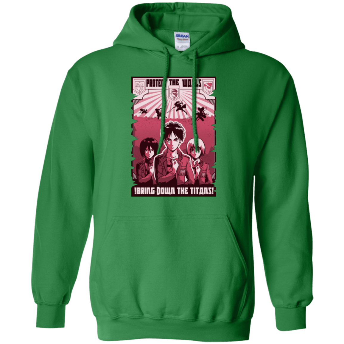 Sweatshirts Irish Green / Small Protect the Walls Pullover Hoodie
