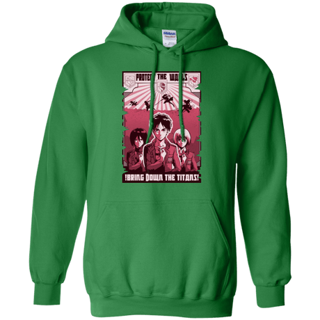 Sweatshirts Irish Green / Small Protect the Walls Pullover Hoodie