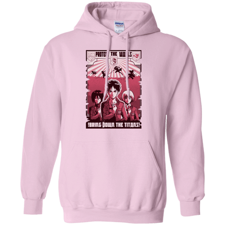 Sweatshirts Light Pink / Small Protect the Walls Pullover Hoodie