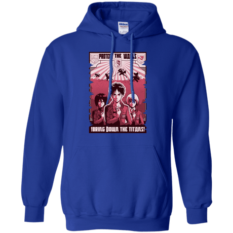 Sweatshirts Royal / Small Protect the Walls Pullover Hoodie