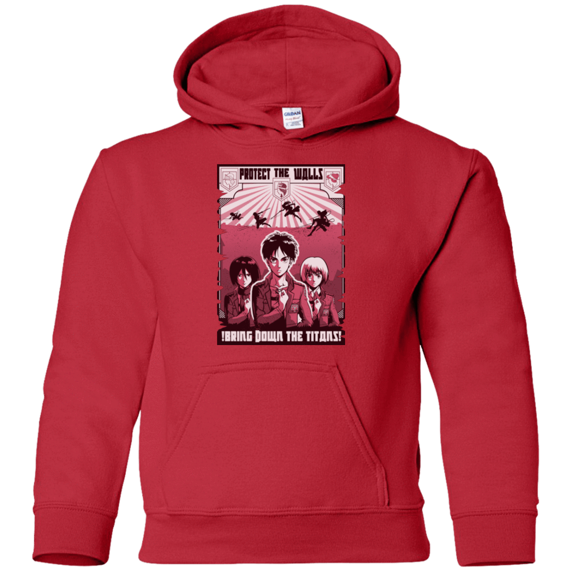 Sweatshirts Red / YS Protect the Walls Youth Hoodie