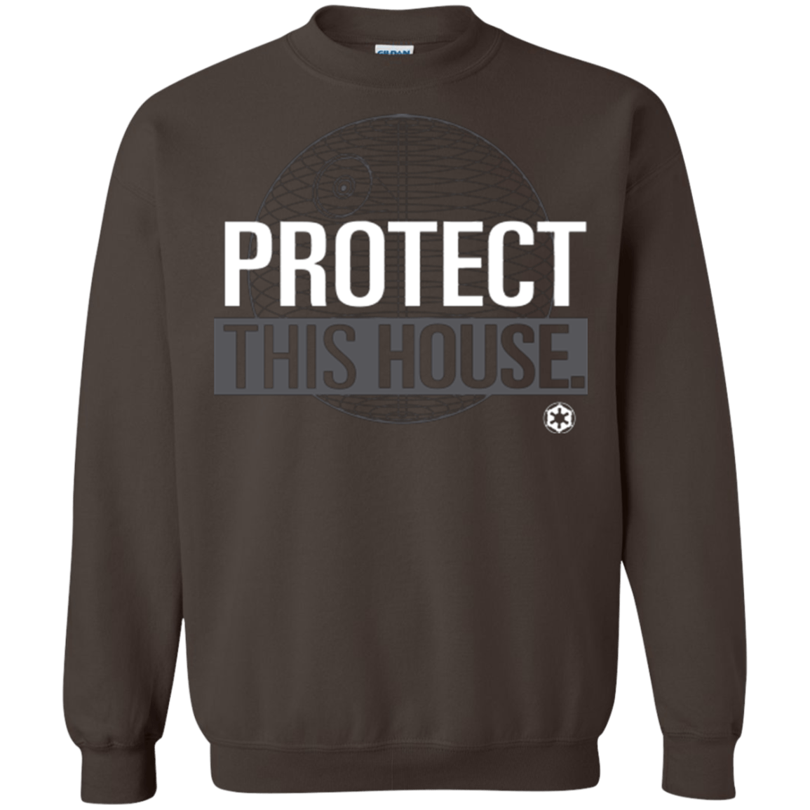 Sweatshirts Dark Chocolate / Small Protect This House Crewneck Sweatshirt