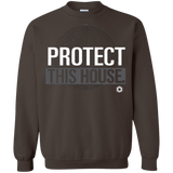 Sweatshirts Dark Chocolate / Small Protect This House Crewneck Sweatshirt