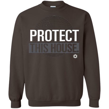 Sweatshirts Dark Chocolate / Small Protect This House Crewneck Sweatshirt