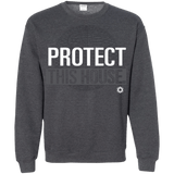 Sweatshirts Dark Heather / Small Protect This House Crewneck Sweatshirt