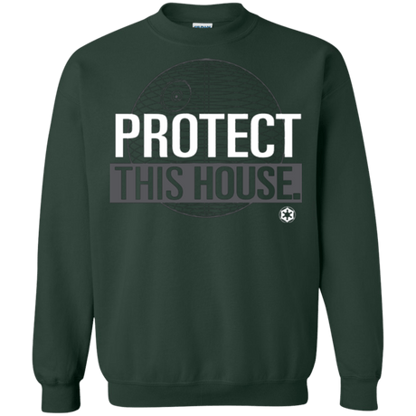 Sweatshirts Forest Green / Small Protect This House Crewneck Sweatshirt