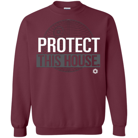 Sweatshirts Maroon / Small Protect This House Crewneck Sweatshirt
