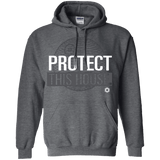 Sweatshirts Dark Heather / Small Protect This House Pullover Hoodie