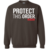 Sweatshirts Dark Chocolate / Small Protect This Order Crewneck Sweatshirt