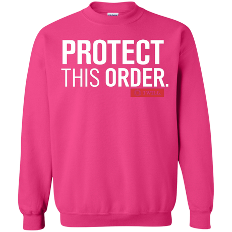 Sweatshirts Heliconia / Small Protect This Order Crewneck Sweatshirt