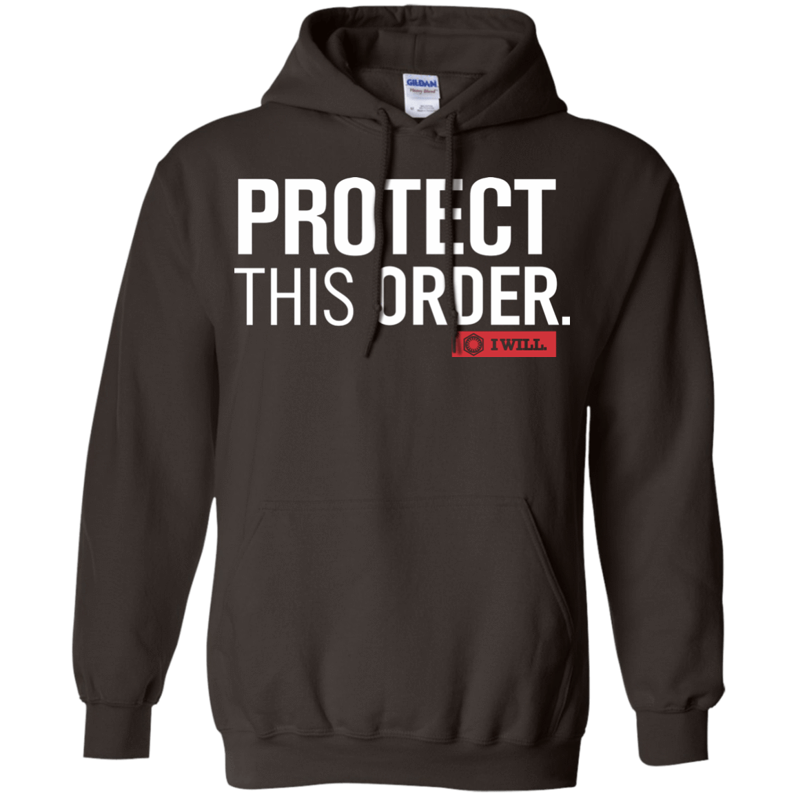 Sweatshirts Dark Chocolate / Small Protect This Order Pullover Hoodie