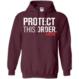 Sweatshirts Maroon / Small Protect This Order Pullover Hoodie