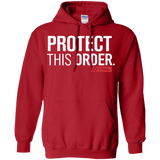 Sweatshirts Red / Small Protect This Order Pullover Hoodie