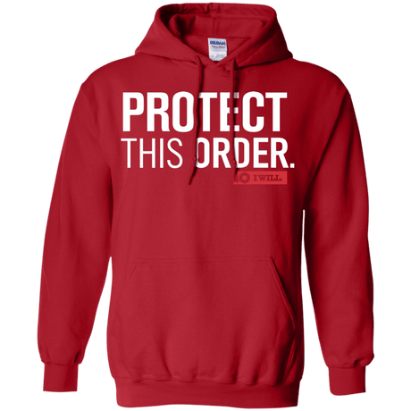Sweatshirts Red / Small Protect This Order Pullover Hoodie