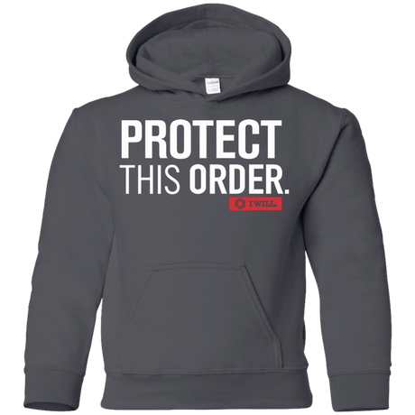 Sweatshirts Charcoal / YS Protect This Order Youth Hoodie