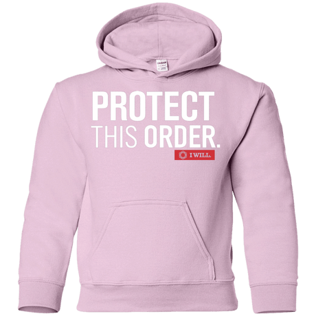 Sweatshirts Light Pink / YS Protect This Order Youth Hoodie