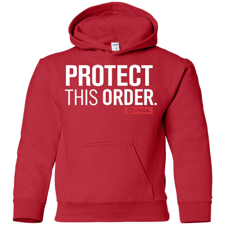 Sweatshirts Red / YS Protect This Order Youth Hoodie