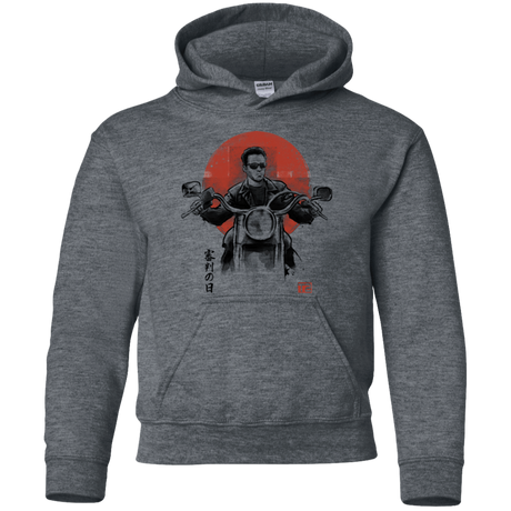 Sweatshirts Dark Heather / YS Protector Youth Hoodie