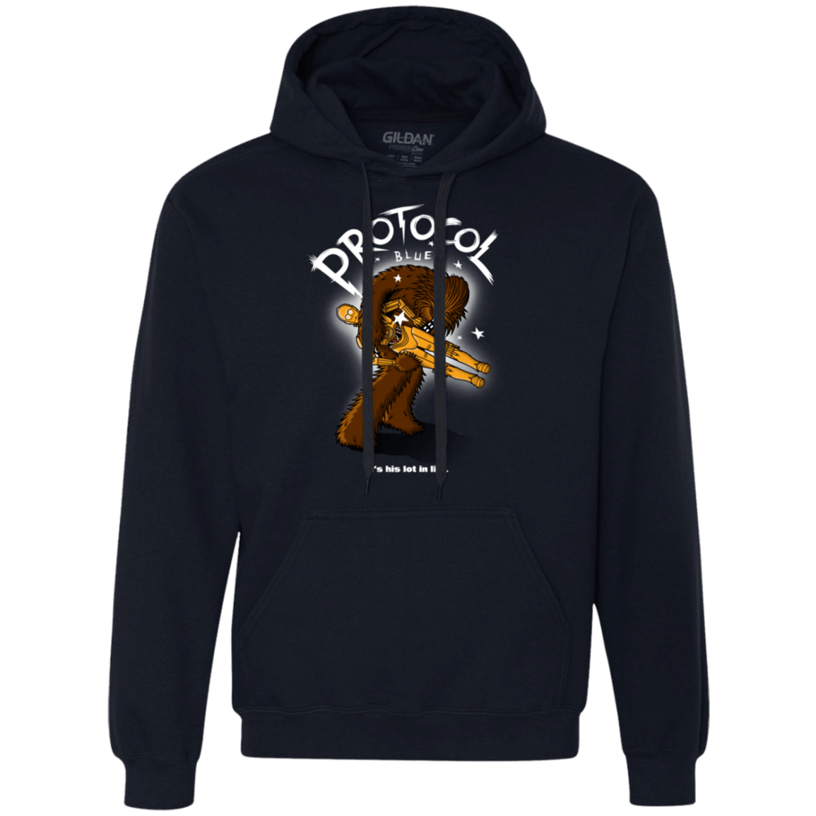 Sweatshirts Navy / Small Protocol Blues Premium Fleece Hoodie