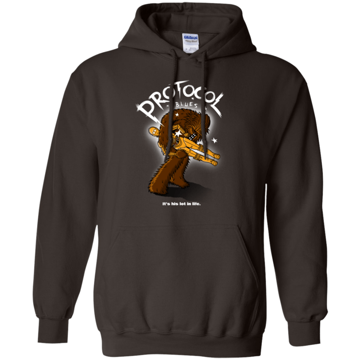 Sweatshirts Dark Chocolate / Small Protocol Blues Pullover Hoodie