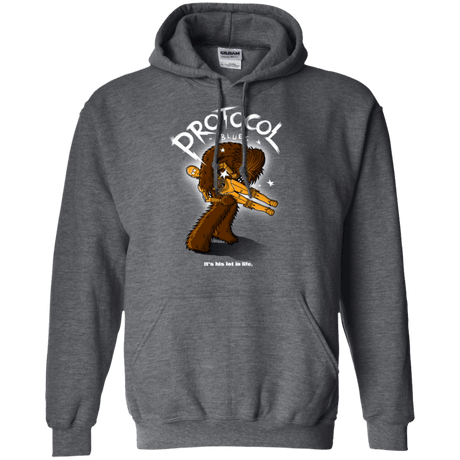 Sweatshirts Dark Heather / Small Protocol Blues Pullover Hoodie