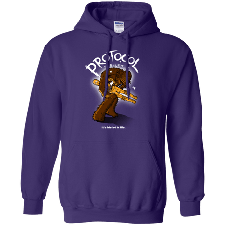 Sweatshirts Purple / Small Protocol Blues Pullover Hoodie