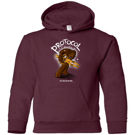 Sweatshirts Maroon / YS Protocol Blues Youth Hoodie