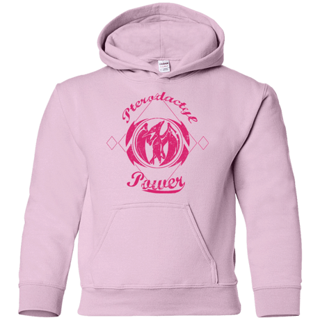 Sweatshirts Light Pink / YS Pterodactyl Youth Hoodie