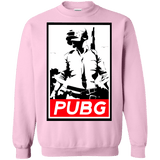 Sweatshirts Light Pink / Small PUBG Crewneck Sweatshirt