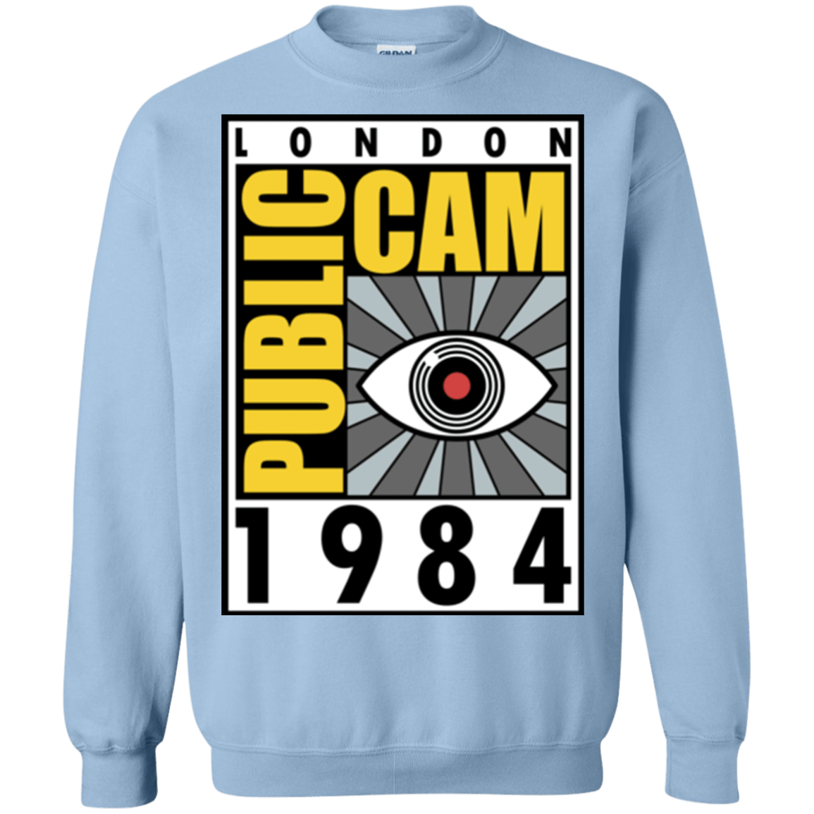 Sweatshirts Light Blue / Small Public Cam Crewneck Sweatshirt