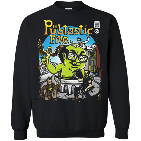 Sweatshirts Black / Small Pubtastic 4 Crewneck Sweatshirt