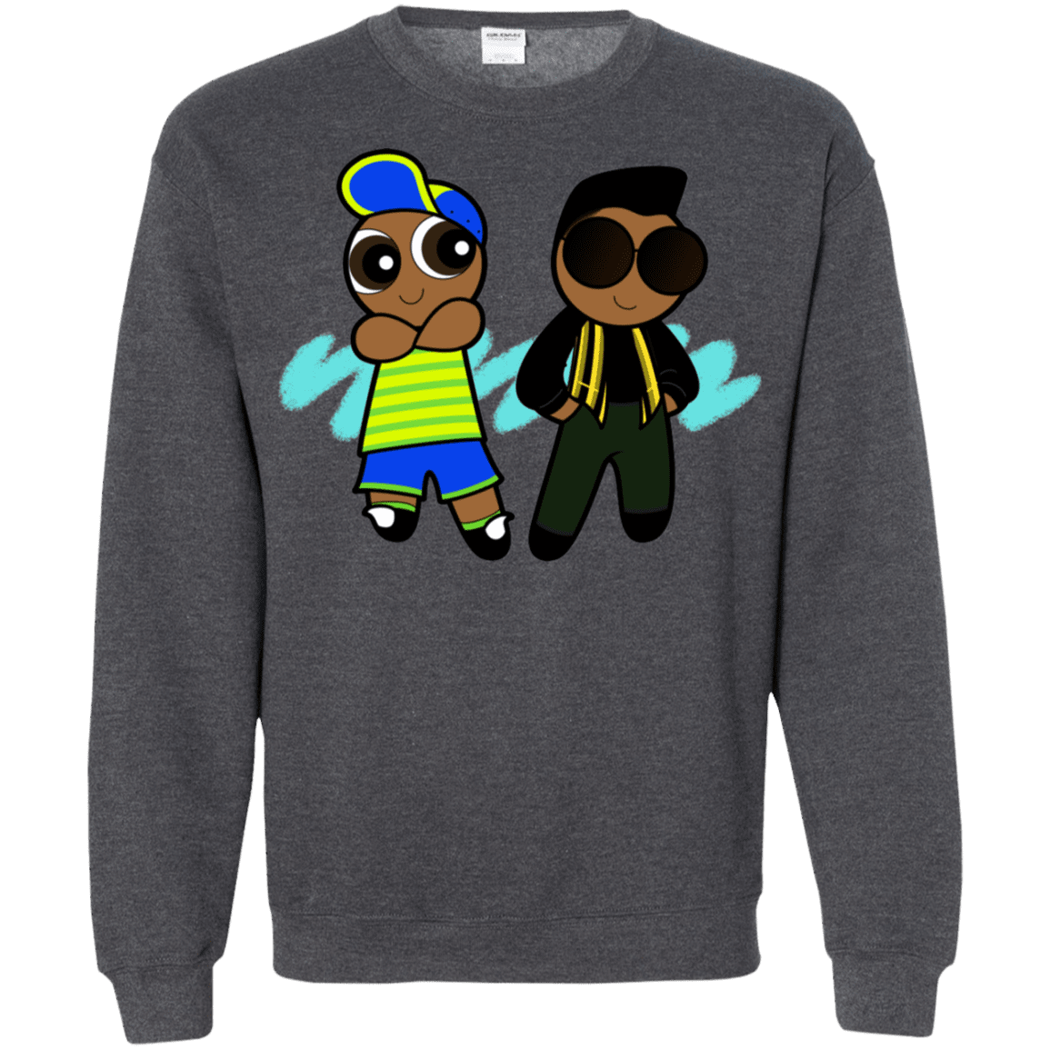 Sweatshirts Dark Heather / S Puff Prince Crewneck Sweatshirt