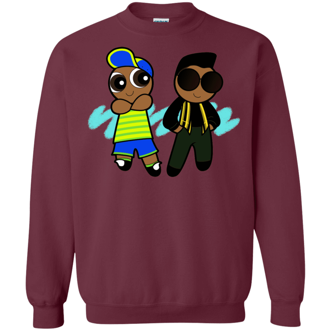 Sweatshirts Maroon / S Puff Prince Crewneck Sweatshirt