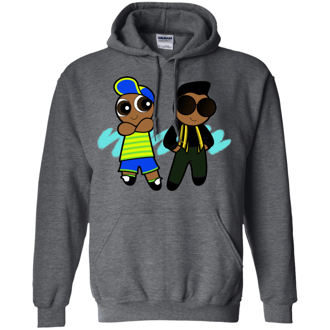 Sweatshirts Dark Heather / S Puff Prince Pullover Hoodie