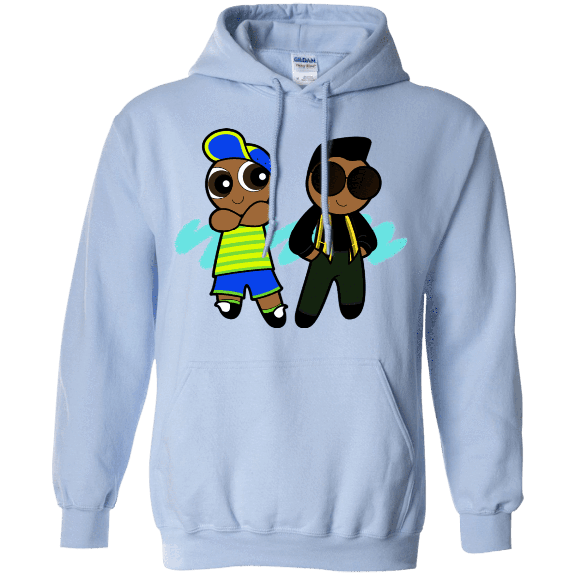 Sweatshirts Light Blue / S Puff Prince Pullover Hoodie