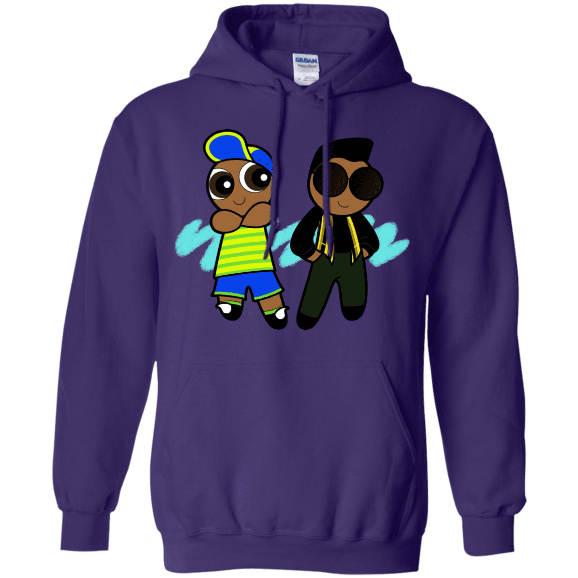 Sweatshirts Purple / S Puff Prince Pullover Hoodie