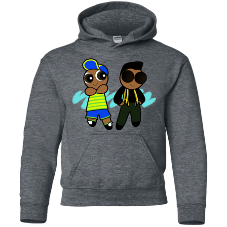 Sweatshirts Dark Heather / YS Puff Prince Youth Hoodie