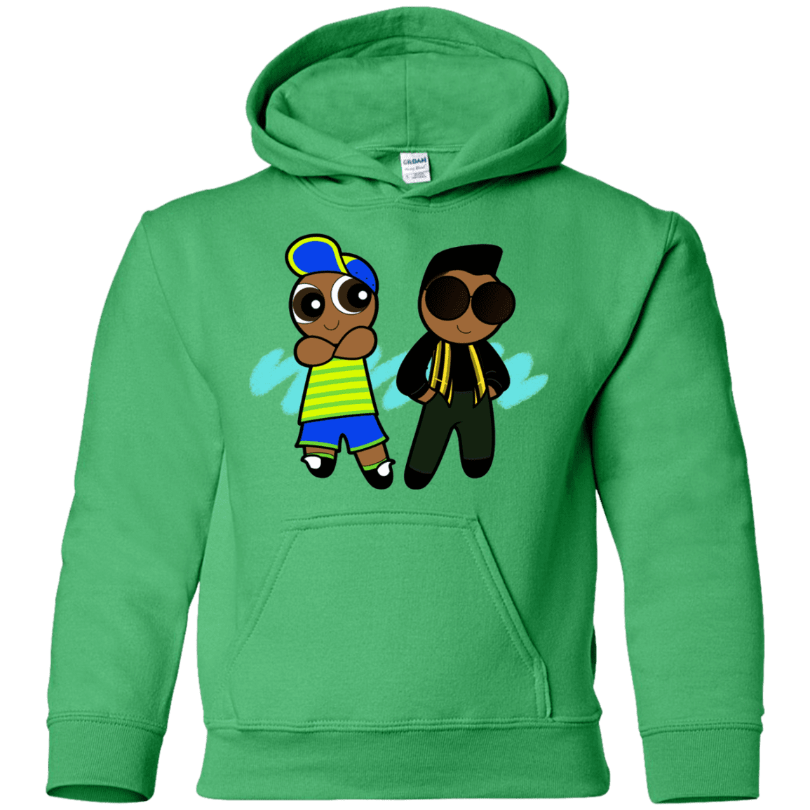 Sweatshirts Irish Green / YS Puff Prince Youth Hoodie