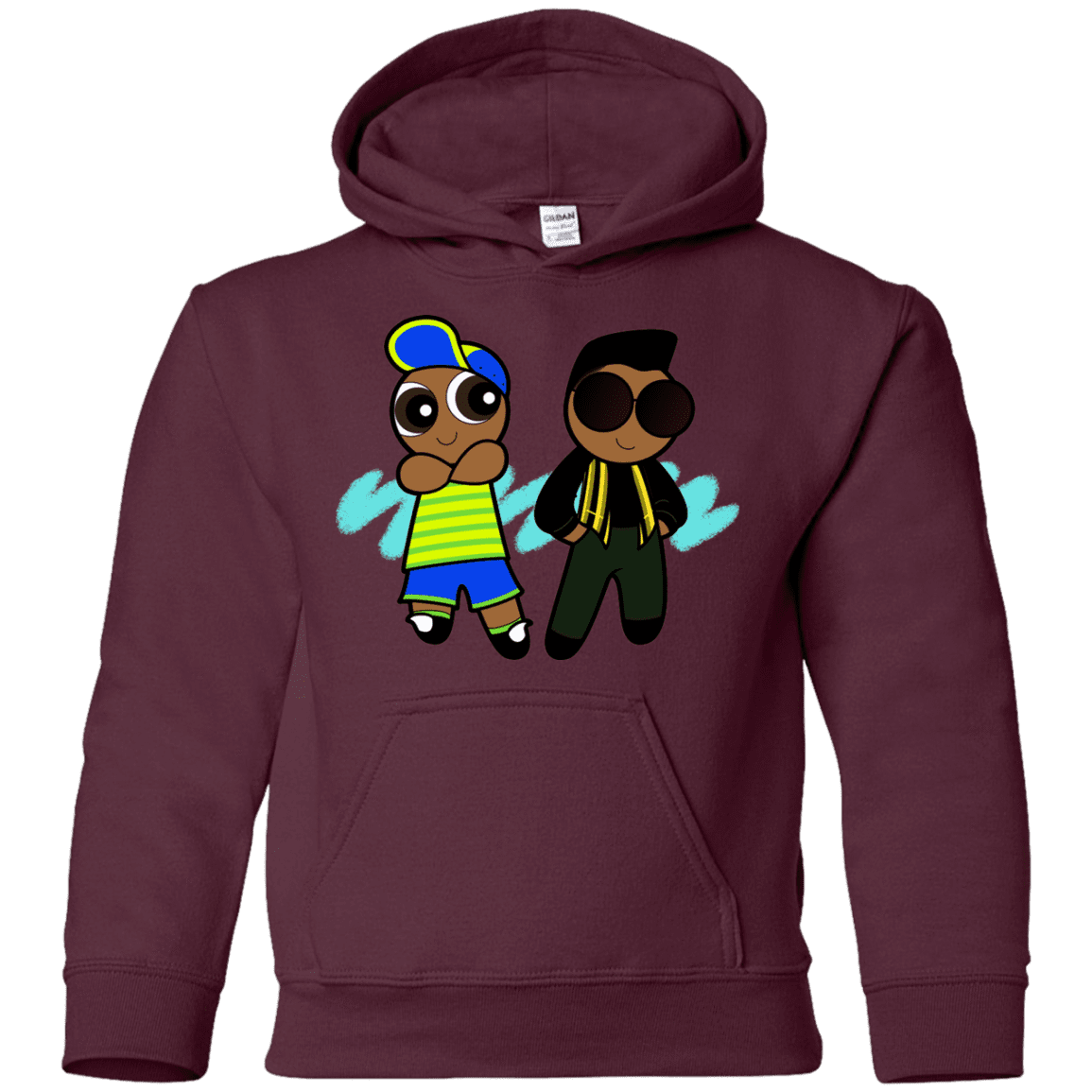 Sweatshirts Maroon / YS Puff Prince Youth Hoodie