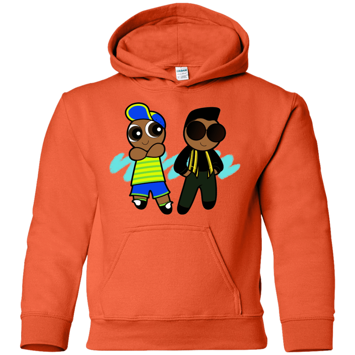 Sweatshirts Orange / YS Puff Prince Youth Hoodie