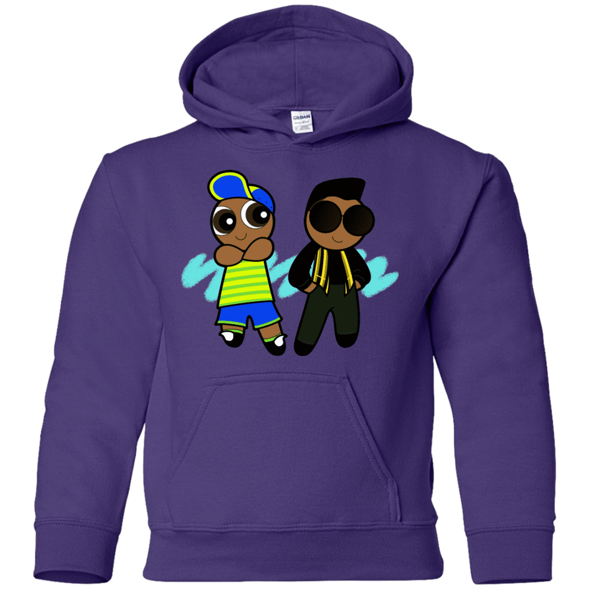 Sweatshirts Purple / YS Puff Prince Youth Hoodie