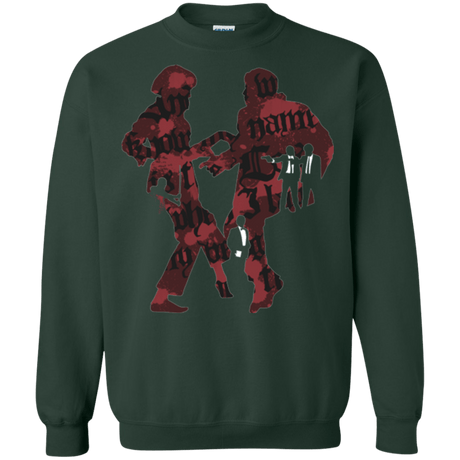 Sweatshirts Forest Green / Small Pulp Violence Crewneck Sweatshirt