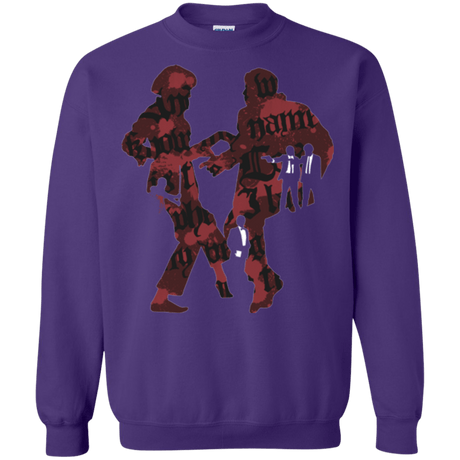 Sweatshirts Purple / Small Pulp Violence Crewneck Sweatshirt