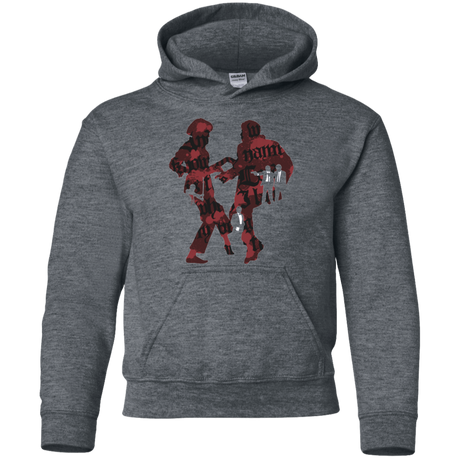 Sweatshirts Dark Heather / YS Pulp Violence Youth Hoodie