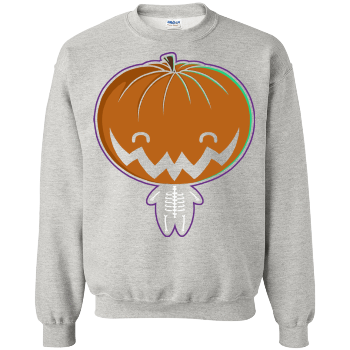 Sweatshirts Ash / Small Pumpkin Head Crewneck Sweatshirt